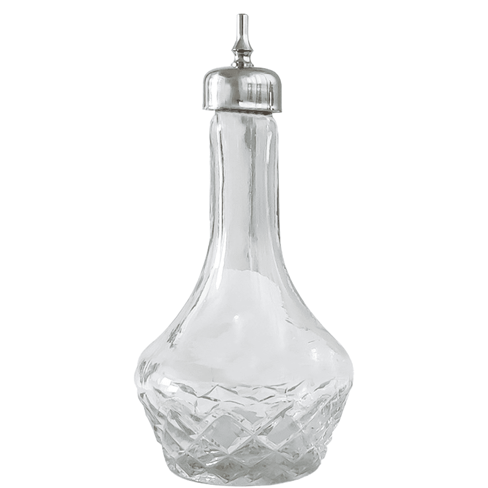 Cocktail Bitters Clear Glass Dasher Bottle - Empty - 8 oz