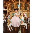thumbnail image 4 of 2Bunnies Girls' 2T-10Y Scalloped Lace Top Tulle Flower Girl Dress, 4 of 4