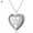 B, variant on Couple Necklace Carved Design Metal Chain Gift Heart-shaped Photo Frame Pendant Necklace,D