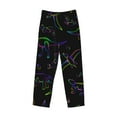 thumbnail image 4 of Easygdp Dinosaur Men's Pajama Pant, Sleep Elastic Waistband Lounge Pants - Large, 4 of 9