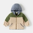 thumbnail image 2 of Gelikeya Toddler Boys Jacket Winter Coat Hooded Cartoon Long Sleeve Winter Fashion Outfits Casual Comfy Little Girls Clothes (A03 Green & 3-4 Years), 2 of 8