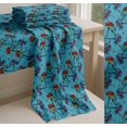 thumbnail image 6 of Soimoi Blue Cotton Voile Fabric Flower Basket & Bicycle Transport Fabric Prints By Yard 56 Inch Wide, 6 of 7