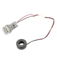 thumbnail image 2 of Ammeter 0-100A Digital Ammeter AC Current Meter Indicator LED Round Lamp Light SignalWhite, 2 of 7