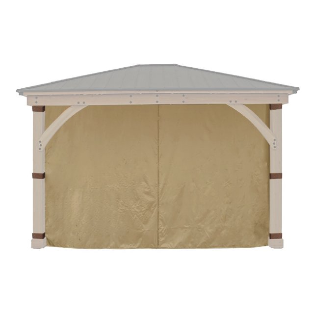 APEX GARDEN Rideau de Remplacement à 4 Côtés pour Pavillon Méridien 11 Pi x 13 Pi
