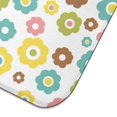 thumbnail image 5 of Pioneer Flower Floral Print Pattern Kitchen Dish Drying Mat 1 Pack, Ultra Absorbent Microfiber Drainer Mat, 16"x18", 5 of 6