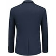 thumbnail image 5 of COOFANDY Men's Lightweight Two Button Knit Blazer - Casual Sport Coats Suit Jacket, 5 of 6