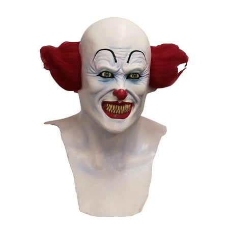 Scary Clown Mask Adult Halloween Accessory