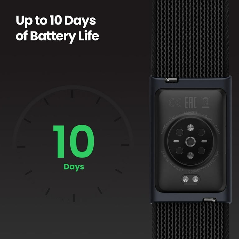 Amazfit Helio Strap Fitness Tracker Wristband, 24/7 Activity