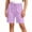 Purples, variant on Girl’s Bermuda Shorts Elastic Waist Drawstring Casual Bottoms Summer Loose Knee Length Sports Shorts 2-9 Years