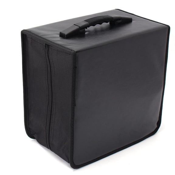 yotijay 520Disc Capacity CD VCD DVD Storage PU Leather Media Carry Bag Holder Case Box, 520pieces