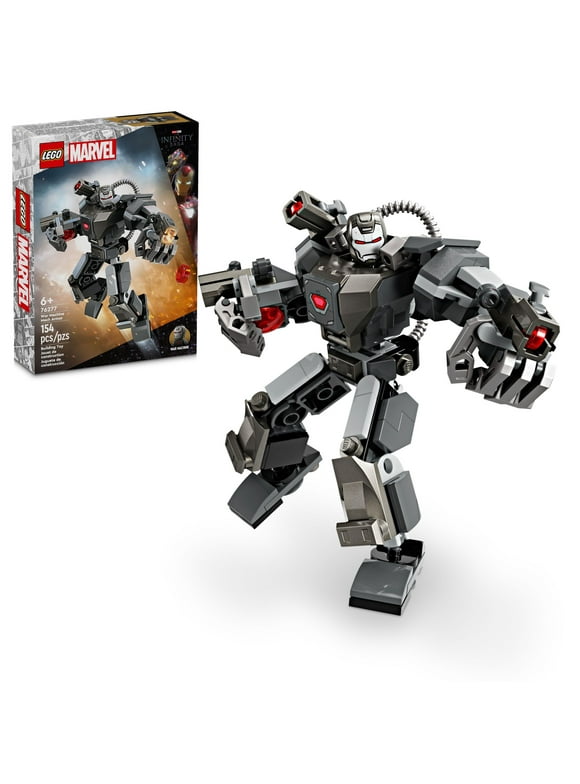 LEGO Marvel War Machine Mech Armor, Buildable Marvel Action Figure Toy for Kids with 3 Stud Shooters, Legendary Character from the MCU, Marvel Gift for Boys and Girls Aged 6 and Up, 76277