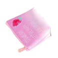 thumbnail image 6 of Vjnyvs Mini PU Coin Purse Pouch Cute Strawberry Mini Wallet Zipper Wallets Coin Purse Pouch Storage Key Bag for Credit Card ID Card Lipstick, 6 of 7