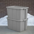thumbnail image 6 of Sterilite 30 Gallon Tuff1 Tote Plastic, Cement, 6 of 9