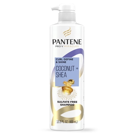 Pantene Pro-V Miracles Curl Define & Shine Coconut   Shea Sulfate-Free Shampoo 13.5 fl oz