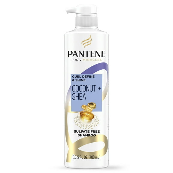 Pantene Pro-V Miracles Curl Define & Shine Coconut   Shea Sulfate-Free Shampoo 13.5 fl oz