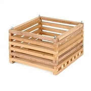 Better-Gro Cedar Slat Vanda Basket - 4 inch square
