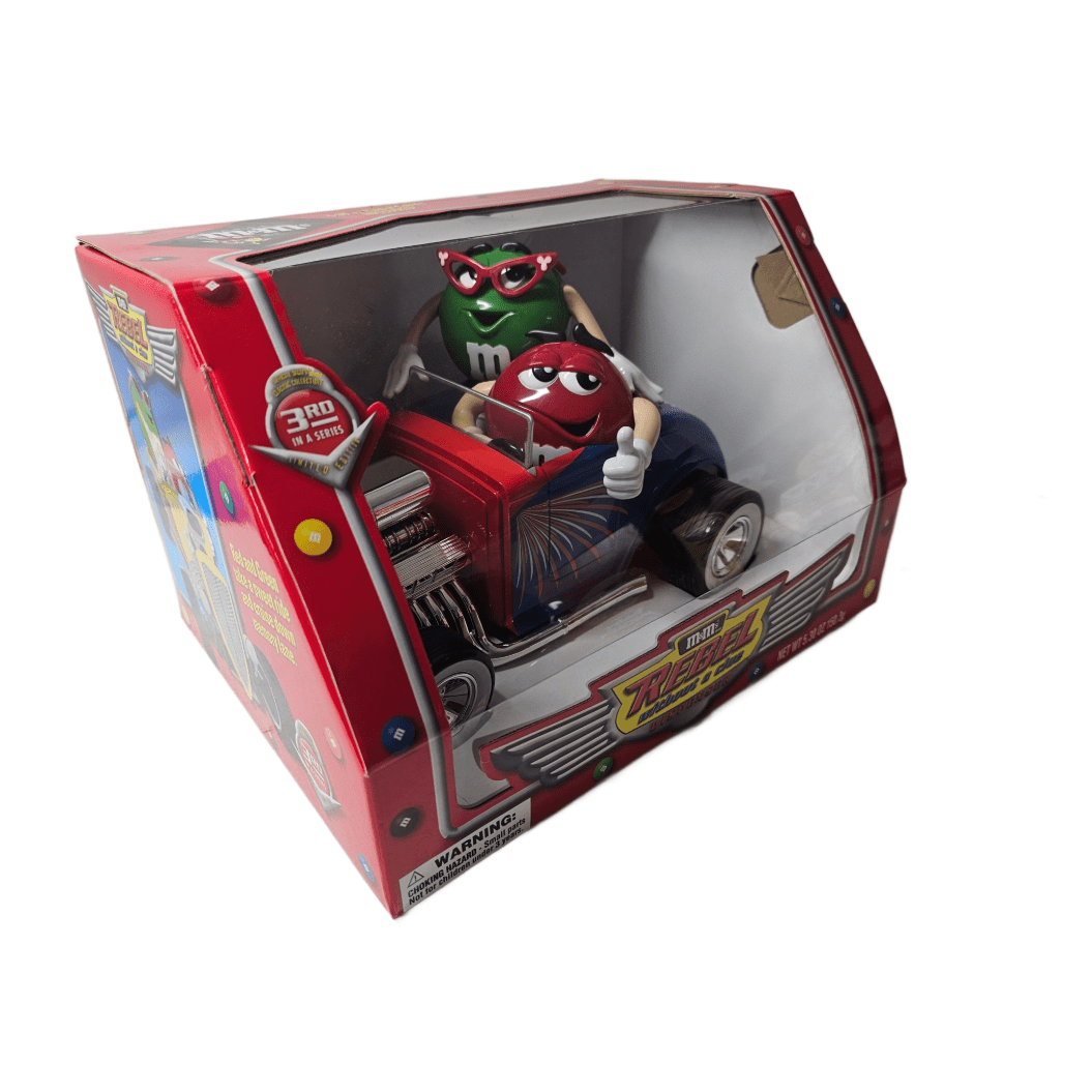 M&M's World Fun Machine Candy Dispenser Red and Blue New with Tags