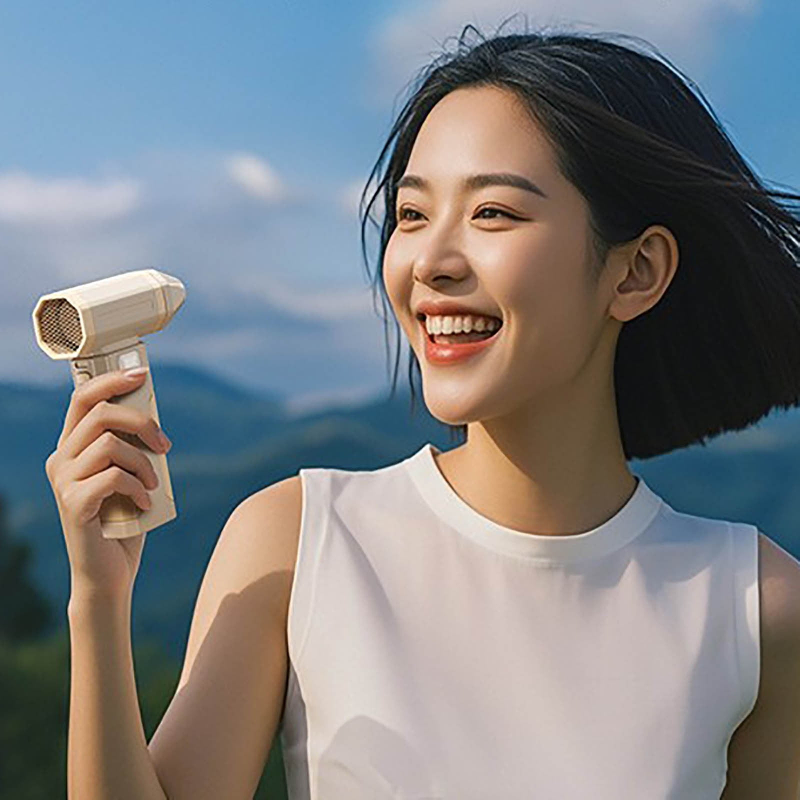 Handheld Turbo Fan,Portable Fan for Cleaning Kits-Mini Blower-Car Dryer,Car Blowing and Snow Blowing,Drying Pets,Computer Equipment Cleaning