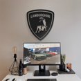 thumbnail image 4 of LaModaHome Lamborghini Metal Car Emblem, 4 of 5