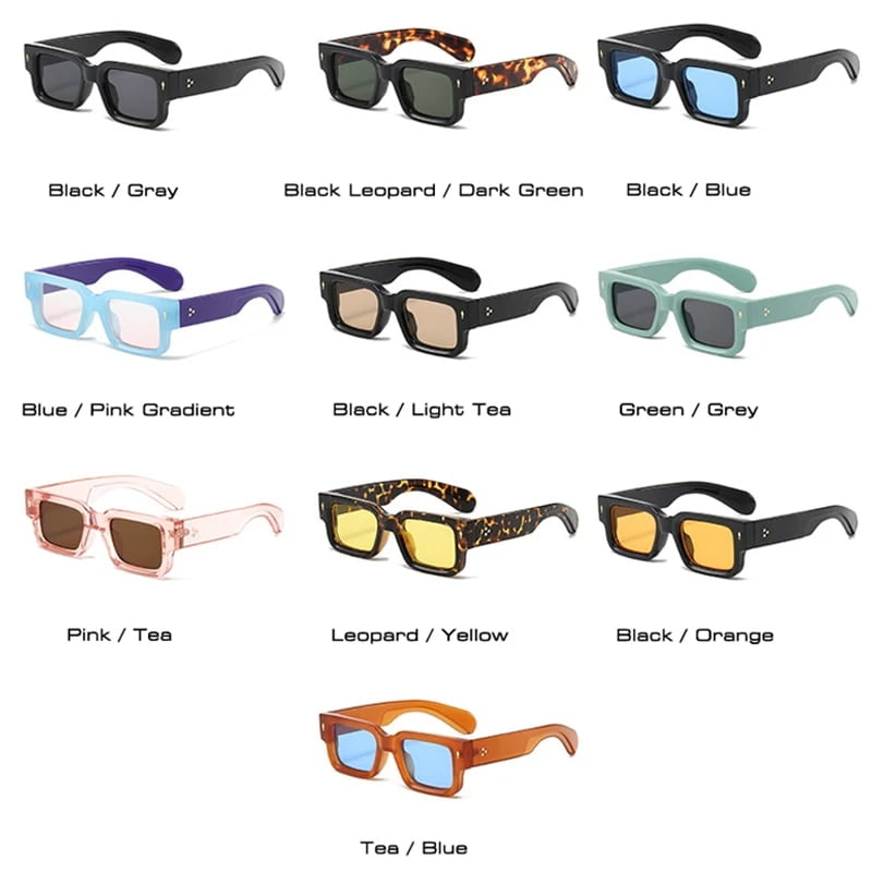 ZIUTNSAV Fashion Jelly Color Women Sunglasses Retro Clear