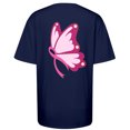 thumbnail image 5 of Razzly Women's T Shirts For Awareness International Cancer Month Printed Top For Women Stylish And Supportive Graphic Tee Tops for Women Casual Summer T Shirts Women Large Dry Tech Shirts(Navy,XL), 5 of 5