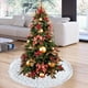 thumbnail image 5 of de árbol de navidad, de árbol de navidad, de árbol de para decoración de fiestas en hogar de vacaciones de Plata 122cm perfecl Falda de árbol, 5 of 8