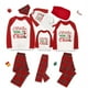 thumbnail image 3 of Pijamas familiares a juego de Navidad, juego de pijamas de Navidad, comienza con Cristo, gris, 3 of 3