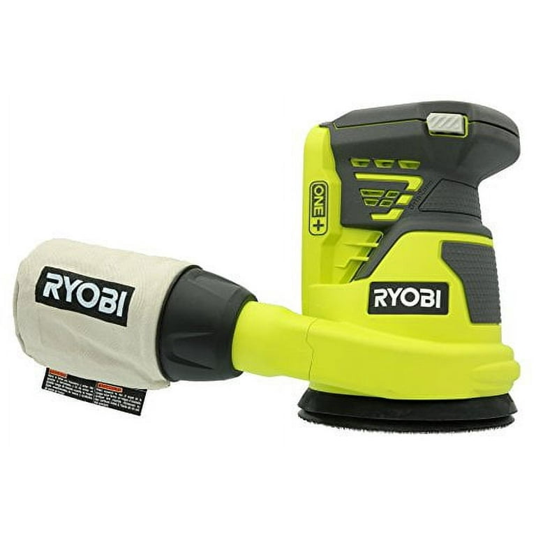 Ryobi P411 One 18 Volt 5 Inch Cordless Battery Operated Random Orbit Power Sander Battery Not Included Power Tool Only