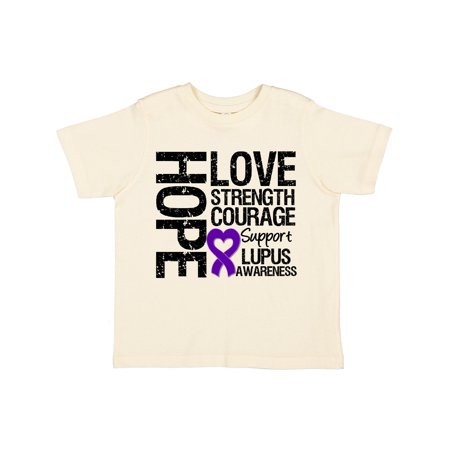 

Inktastic Lupus Hope Love Strength 2 Gift Toddler Boy or Toddler Girl T-Shirt