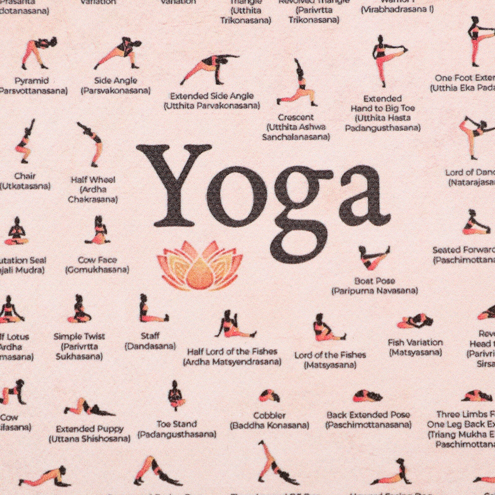 Vector set of yoga poses isolated on white background Foto, Poster,  Wandbilder bei EuroPosters