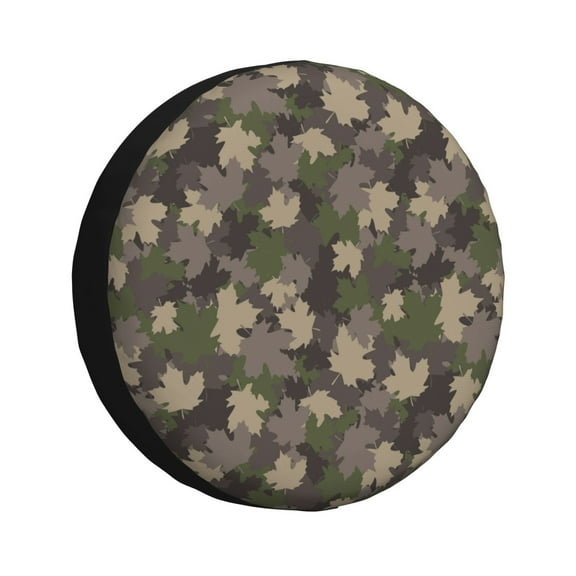 Kdxio Camouflage maple for Tire Cover Wheel Protectors Tyre Covers Weatherproof Wheel Covers Universal Fit for Trailer Rv SUV Truck Camper Travel Trailers 14 inch
