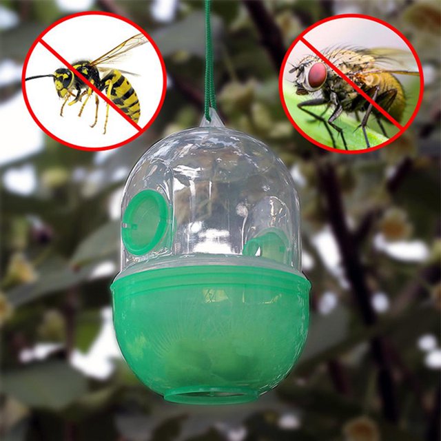 Cazador De Abejas Y Avispas Trampas colgantes para abejas Control de avispas Chaqueta amarilla Trampa Avispa Bee Catcher para exteriores