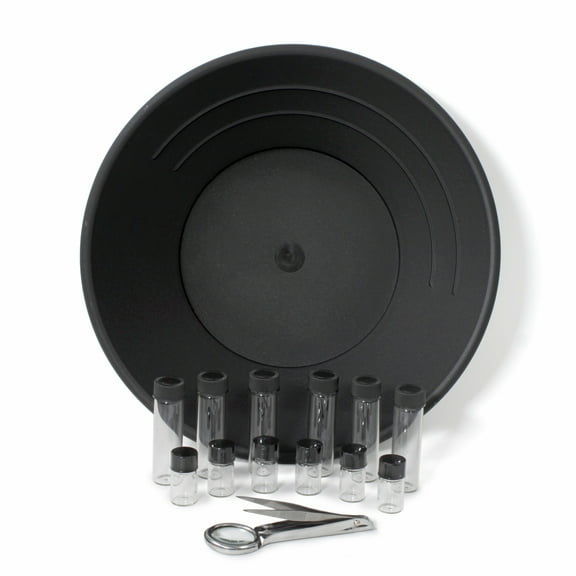 ASR Outdoor Black Gold Panning Kit Metal Detector 14 Piece