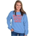 thumbnail image 3 of Funny Cycling Joke Spinning Therapy Women Crewneck Sweatshirt Brisco Brands S, 3 of 6