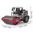 thumbnail image 2 of All Ages Truck Toys, Bulldozer Playset, Construction, 5X2 In, Heavy Duty, ToysforAll Ages, All Ages Truck, Inertial Sliding, Gray Red, Vehicle Models, 1 Pc, 2 of 7