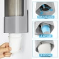 thumbnail image 6 of IWNTWY Wall Mounted Paper Cup Dispenser, Pull Type Cup Holder, Fits 3 - 5oz Small Disposable Cups for Home Hospital Office Bathroom, 6 of 8