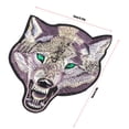 thumbnail image 4 of Embroidery Applique2pcs Wolf Head Clothes Iron On Patch Clothing Accessories Elevated Design, 4 of 8