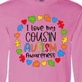 thumbnail image 4 of Inktastic I Love my Cousin Autism Awareness Long Sleeve T-Shirt, 4 of 5