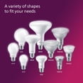 thumbnail image 4 of 100W A19 8-Pack Ultra Definition (2700K) 1500 Lumen (11.5W = 100W) Dimmable Frosted Flicker-Free Light Bulbs, 4 of 6