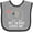 Heather and Black, variant on Inktastic My Nona Loves Me Grandchild Boys or Girls Baby Bib