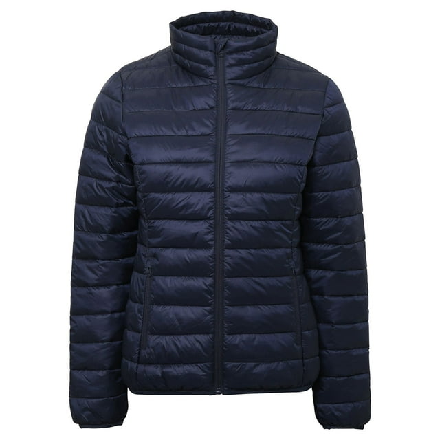 2786 Manteau Matelassé à Manches Longues pour Femmes Terrain