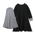 thumbnail image 4 of CHUOU Dresses for Girls Long Sleeve Dresses for Prayer Two Piece Hijab for Girl Kid,12M-14T, 4 of 4