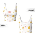 thumbnail image 5 of Lsque Funny Chicken Printed Women'S Sports Bra, Compression, Moisture Wicking, High-Impact Sports Bra For Women,Supportive sports bra-X-Large, 5 of 9