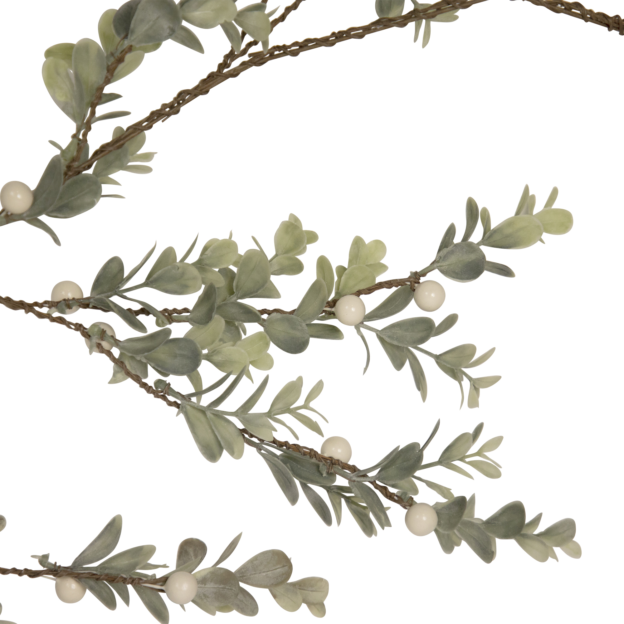 Northlight Real Touch™️ Berry and Eucalyptus Christmas Garland - 5' x 8" - Unlit