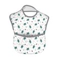 thumbnail image 2 of Zufioo Hand Drawn Turtle Print Toddler Adjustable Waterproof Bib, 11.6x15 Inch Feeding Bib Suitable for 6-24 Month Babies, 2 of 8