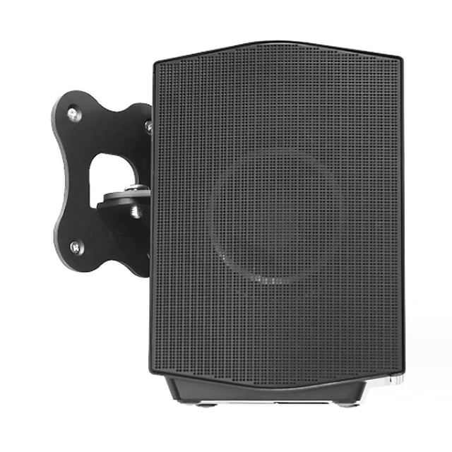 Speaker Wall Mounts, Left and Right Rotation Metal Speaker Wall Stand, Strong Bearing Capacity Side Clamping Bookshelf
