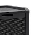 thumbnail image 7 of Uforic Outdoor Lockable 32 Gal Resin Deck Box, Storage Box with Lockable Lid & Side Handles, Black, 7 of 7