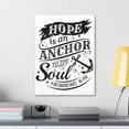 thumbnail image 4 of Scripture Walls Hope Is An Anchor To The Soul Hebrews 6:19 Bible Verse Canvas Christian Wall Art Ready To Hang Unframed, 4 of 7