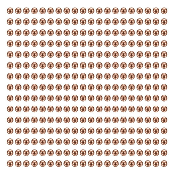 Uxcell 300 Pcs Bearing Balls, 2.5mm Diameter Precision Solid Copper Bearing Balls Pure Copper Ball Spheres for Machinery, Automotive, and DIY (T2 Copper)