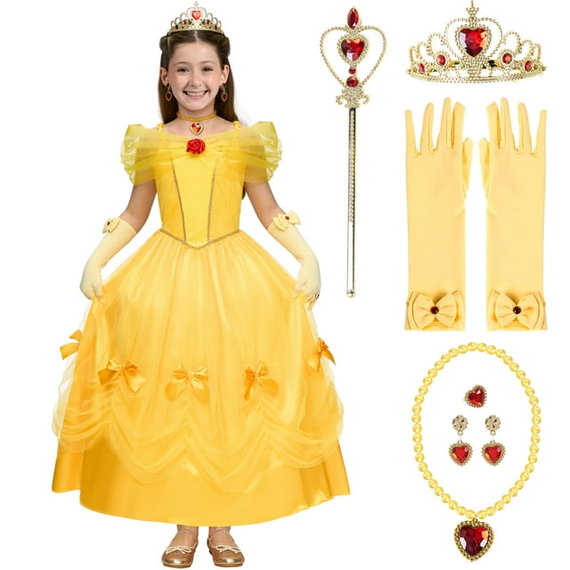 Set de disfraces de princesa Spooktacular Creations para Halloween Girl